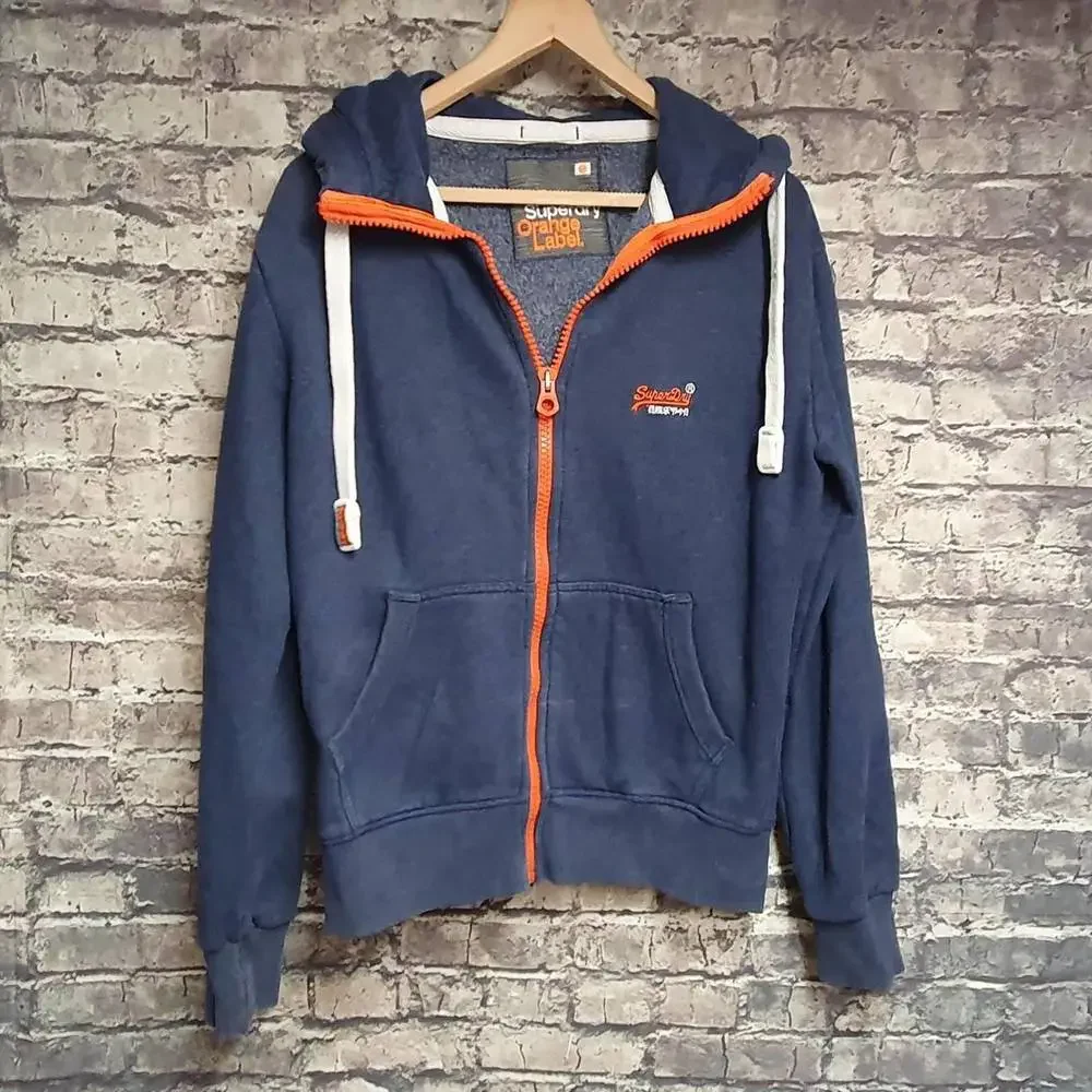 Superdry Small Blue Hoodie - Picture 1 of 3